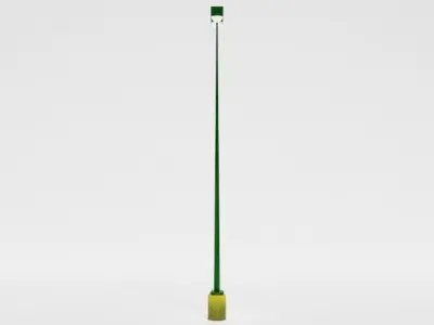 Parking Lot Lights Low-poly 3D model