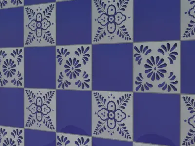 Mexican Talavera Tiles 3D model