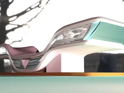 ARCHITECTURE  FLUID BUILDINGS  3D model