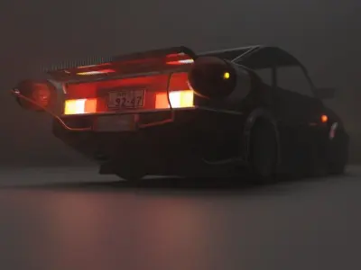 Car model blender 3D model