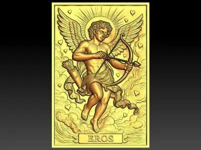 1 EROS CNC Relief Model 3D print model