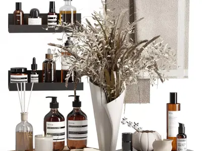 Bathroom Accessories-Decore set 3D model