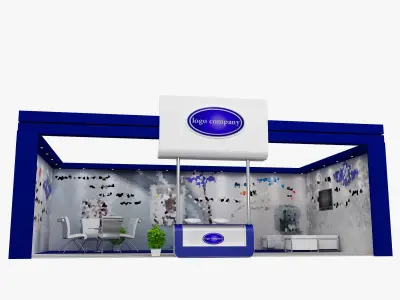 Booth Exhibition Stand a467e  3D model