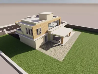 Villa Project  3D model
