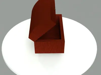 wooden box Free 3D model
