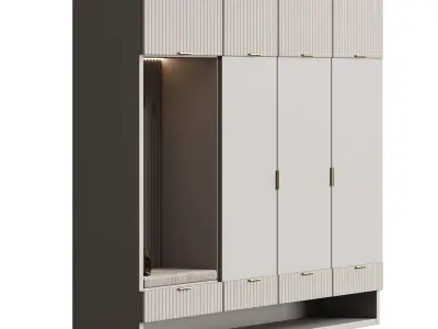 Hallway set 1 3D model