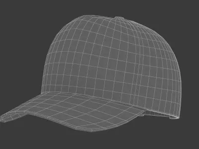 Baseball Cap Trucker 3D model