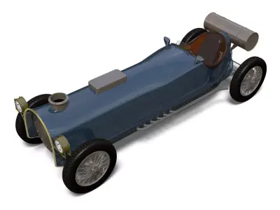 vintage car 3D model
