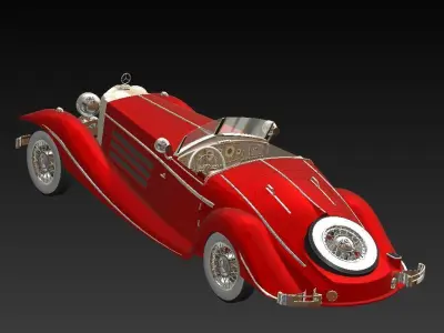 Mercedes Benz 540 K 3D model
