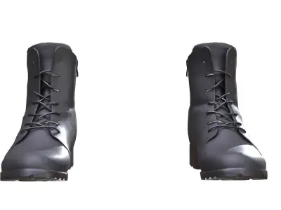 Boots 111 - All MH Bodies - UE5 Skeletons - Rigged Low-poly 3D model