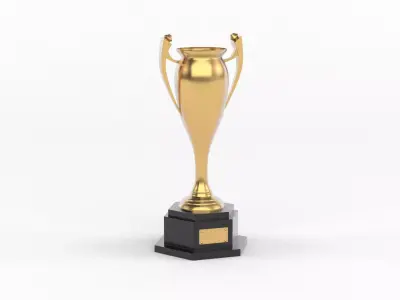 Trophy Cup Collection 3D model