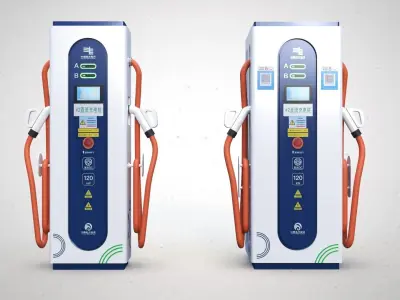 charging station 3D model