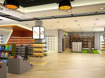 Industrial Shoes Store 3D model