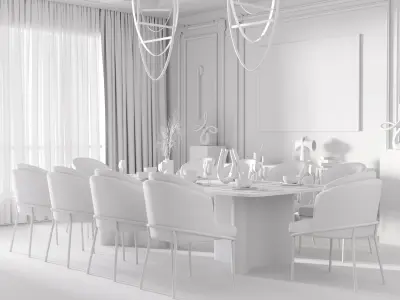 interior 052 3D model