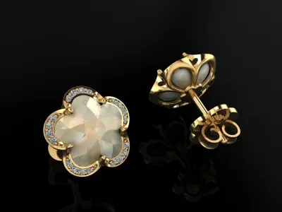 Pasquale Bruni  Earrings 3D print model