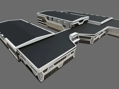 Sport Complex ID024 3D model