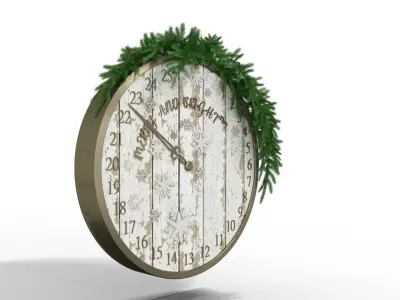 Advent Calendar Christmas Low-poly 3D model