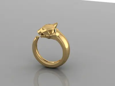 Tiger Ring 3D print model buy
