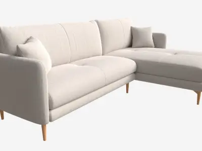 Chaise Small Ercol Aosta 3D model