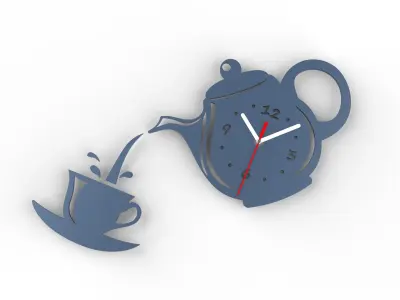 kitchen wall clock 3D model