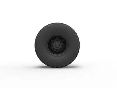Double wheel 3 3D print model