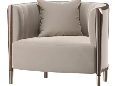 caracole armchair oxford 3D model