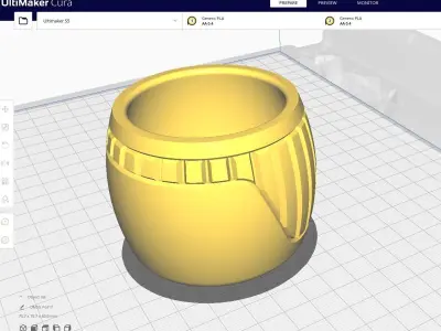 Garden Pot 17 3D print model