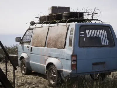 Post-Apocalyptic Camp 3D model
