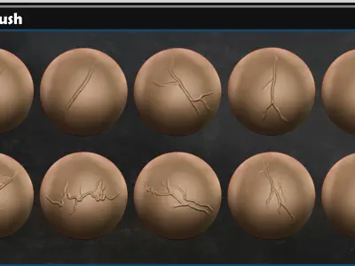 Vein VDM Brush-Alpha Vol 03 3D model