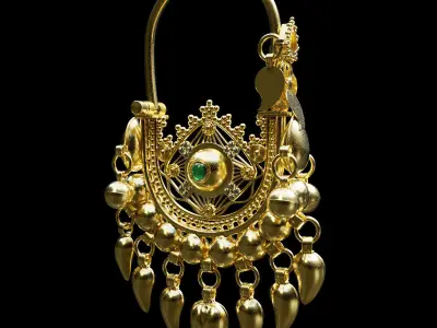 Ancient Earings 3D print model