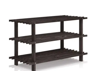 Pair Shoe Rack 3D model