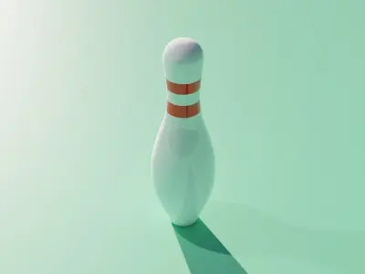 Ultra Realistic Bowling Pin Free 3D model