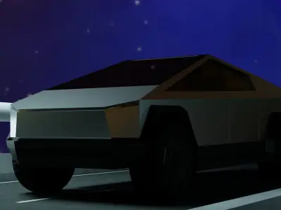 CyberTruck 3D model 3D model