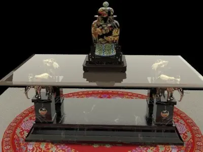 Chinese coffee table  3D model get
