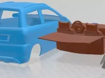 Aixam Crossover Premium 2014 Printable Car  3D print model