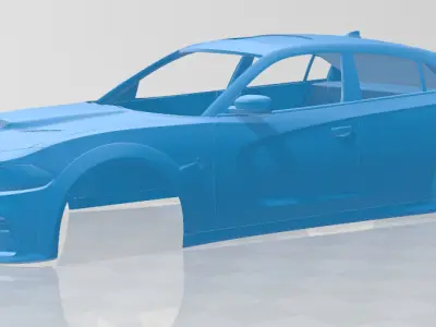 Dodge Charger SRT Hellcat Widebody 2020 - Body Car STL 3D print model