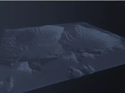 Terrain Mesh Free 3D model