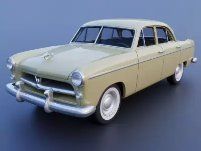 WILLYS AERO 1952 4 Door 3D print model