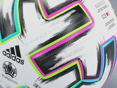 Uniforia 2020 - Official Euro Cup Match Ball - Adidas 3D model