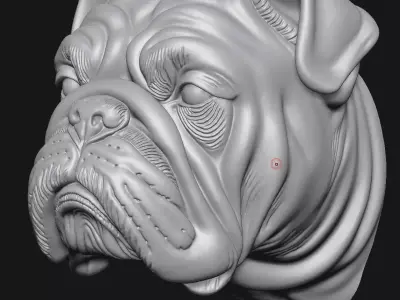 Bulldog 3D print model