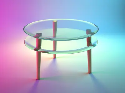 Stolik Kawowy UFO Low Table Free 3D model