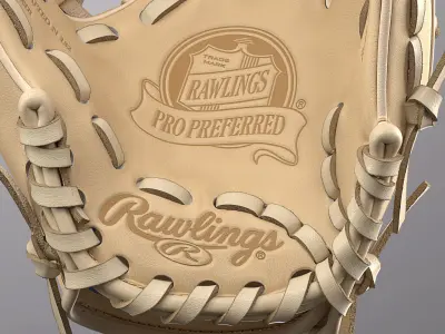 Baseball Glove  3D model