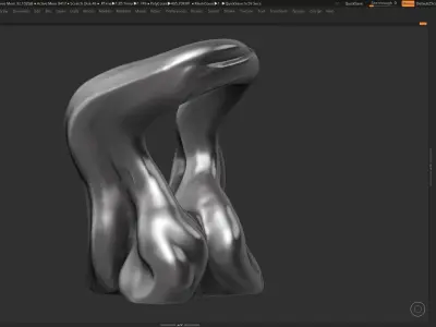 Modern Abstract Decorative sculpture 3d print model 41 3D print model