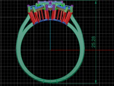 jewelry ring 289 3D print model