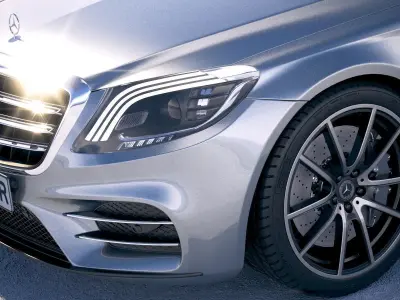 Mercedes S-class 2018 3D model