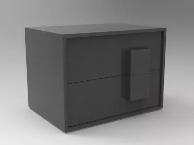 Space Sideboard Low-poly 3D model