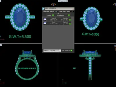 FASION  RING 3D model shop