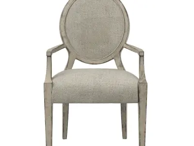 Hooker Furniture Sanctuary Romantique Oval Arm Chair 3D model