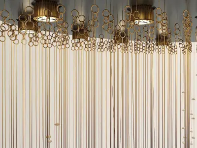 Crystal Chandelier 3D model