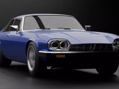 1996 jaguar xjs v12  3D model